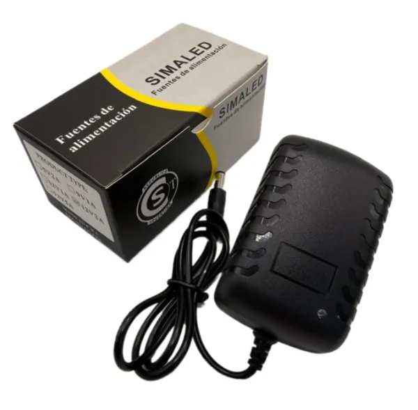 Fuente plastica pared 12V-2A - Simaled