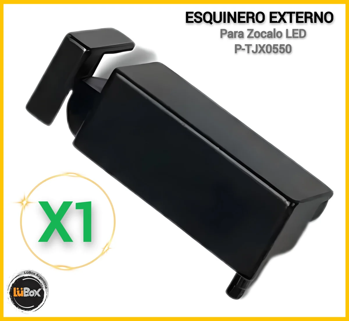 Esquinero Zócalo Piso Tira Led Aluminio Iluminación Int/ext A-TjX0550