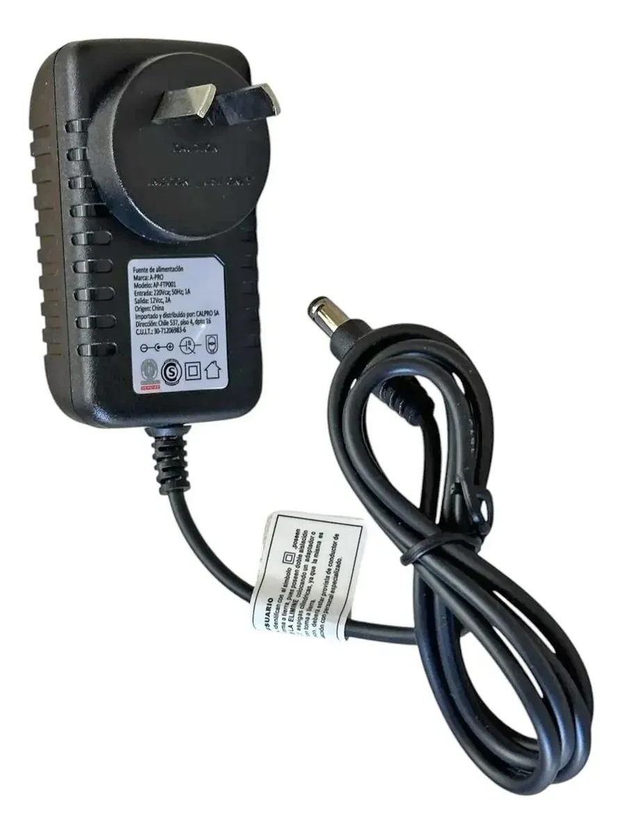 Fuente plastica pared 12V-3A - M-Led