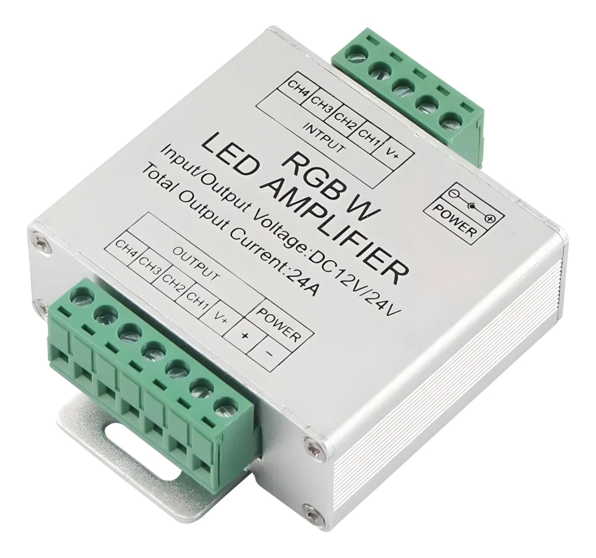Amplificador RGB+W 12V/24V - 24A - M-Led