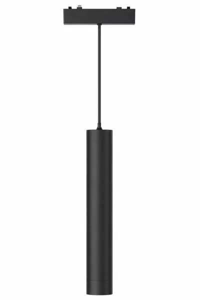 Aplique Colgante 12w 4000k Negro Para Riel Magnético MT-20 48v