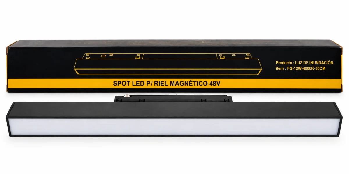 Aplique Led Tipo inundacion Para Sistema Magnético 48v Mt-20