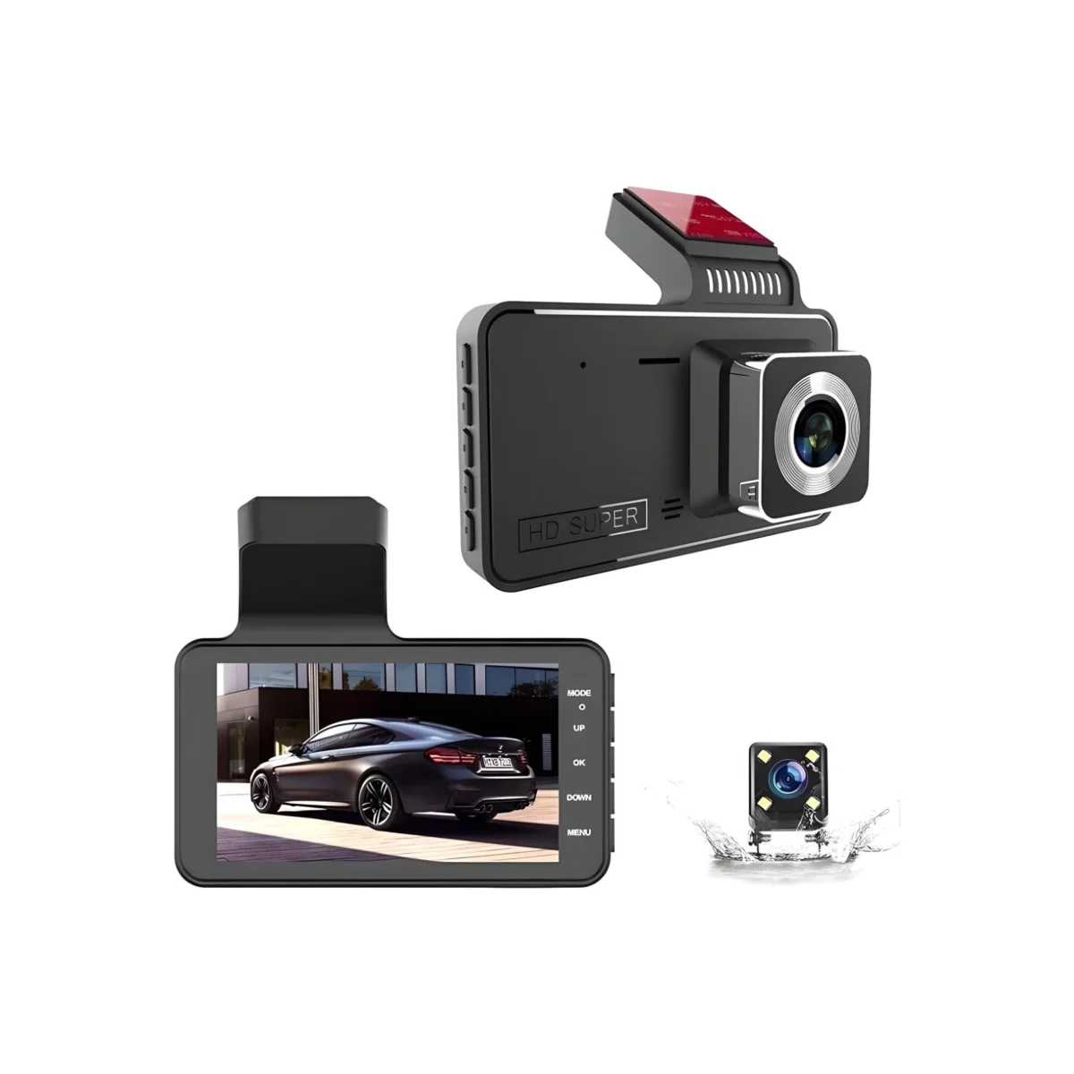 Camara Dvr Hd Testigo Pantalla Detector Movimiento Auto 5mp