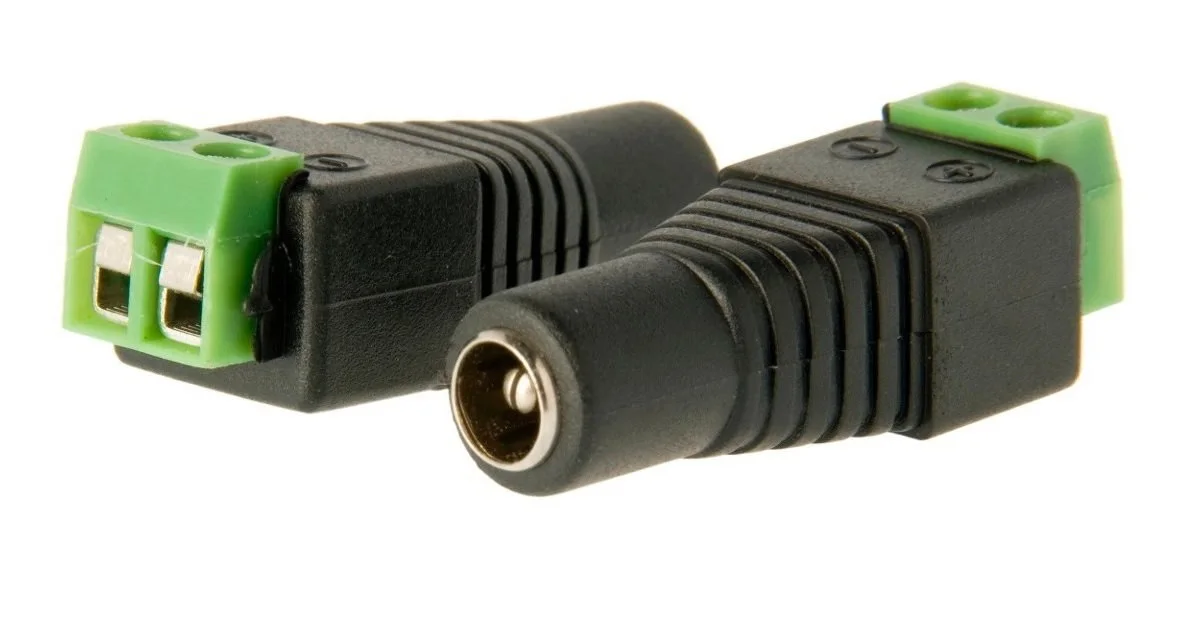Conector plug 2,1*5,5Mm Bornera