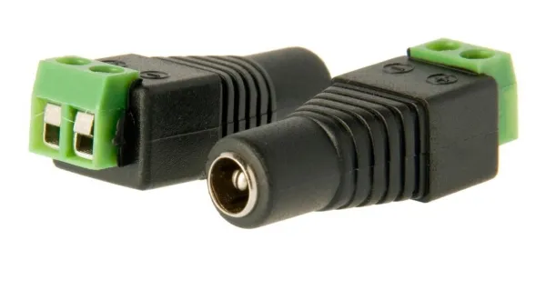 Conector plug 2,1*5,5Mm Bornera