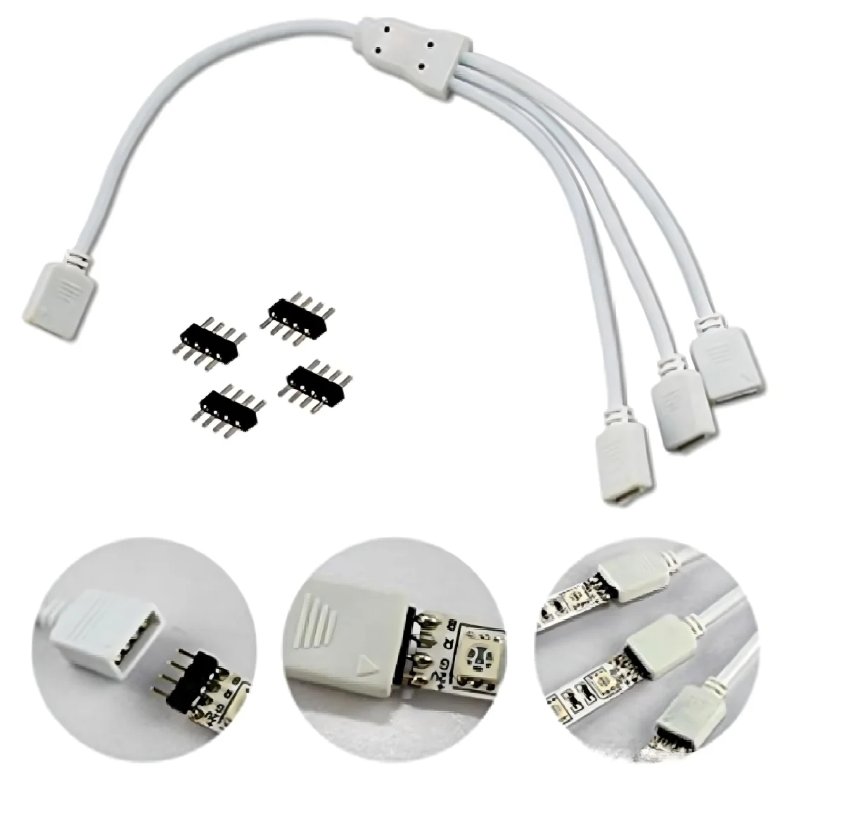 Conector Pulpo RGB Spliter 1 a 3