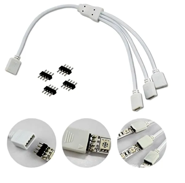 Conector Pulpo RGB Spliter 1 a 3