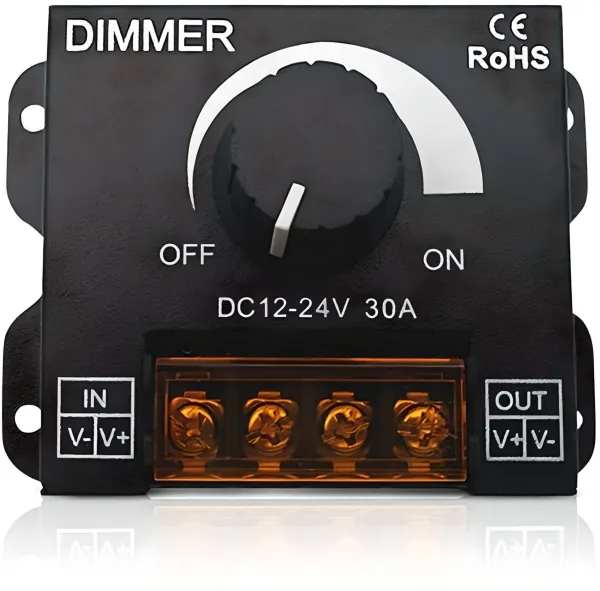 Dimmer PERILLA monocromatico 30A 12/24v - M-Led
