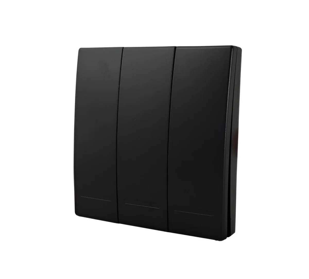 Tecla inalámbrica RF, 3 Efectos Smart House, Blanco o Negro- Demasled