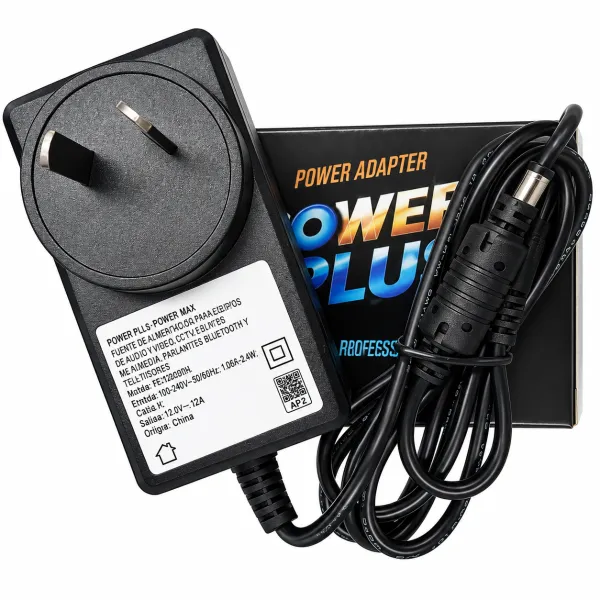 Fuente Switchingh Plastica Enchufable 12V-2A - Power Plus