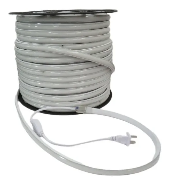 Manguera Silicona COB Blanca 8*14 Por Mt- 220v- M-Led
