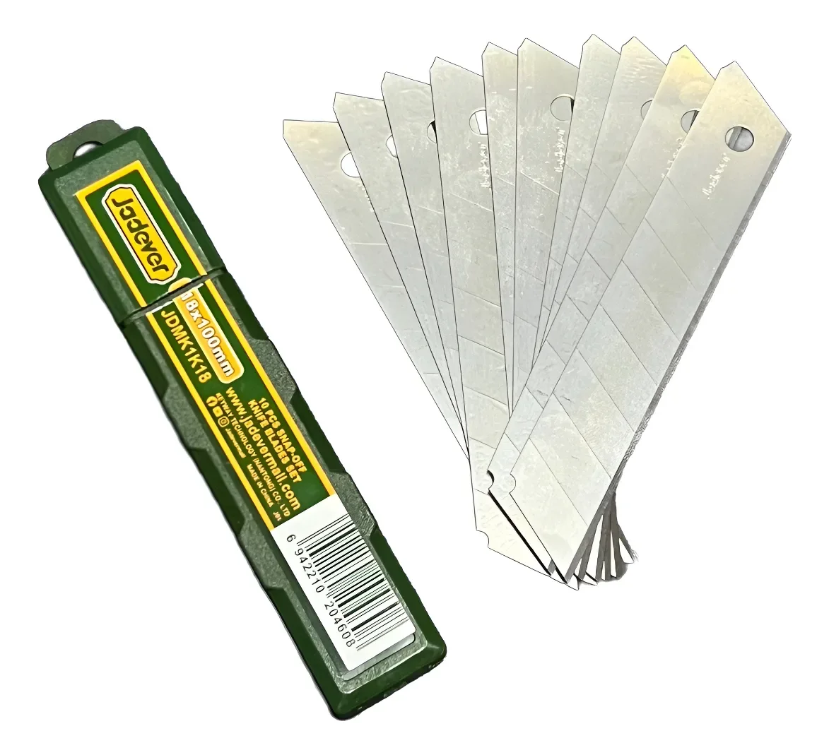 Repuesto Hojas Cutter 18mm X10 Jadever