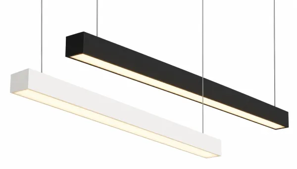Lampara Liston Colgante Lineal Led 30w 120cm Con Tensor - Tuluz