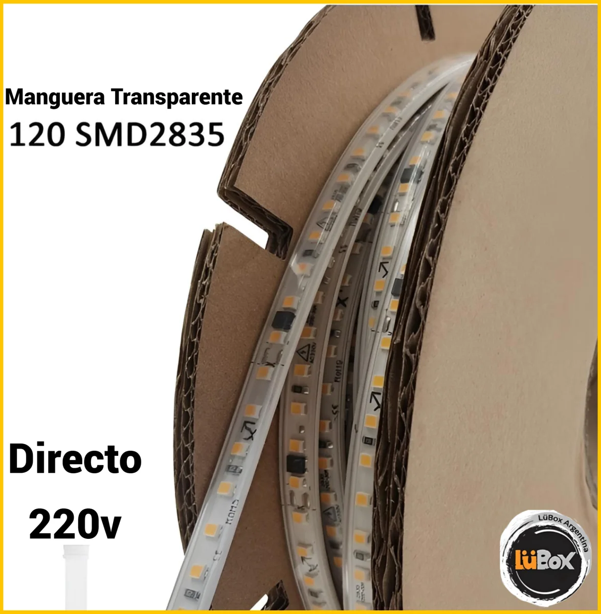 Manguera SMD 2835 - 10*6Mm - por metro - 220V- Alic