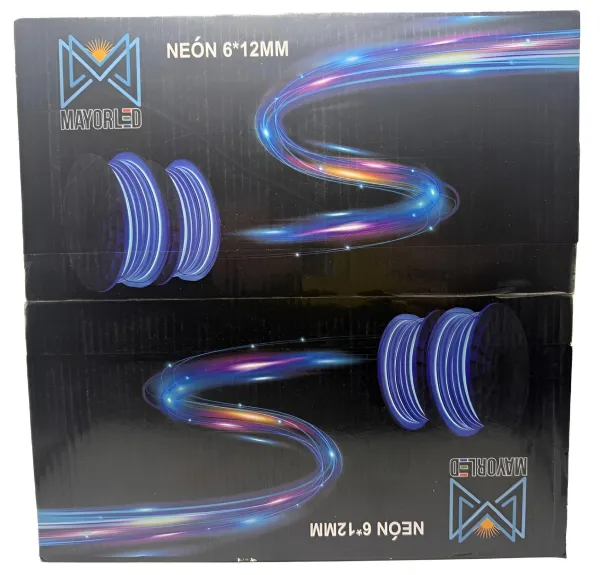 Bobina Neon 6*12mm - 50Mts - 12V - M-Led