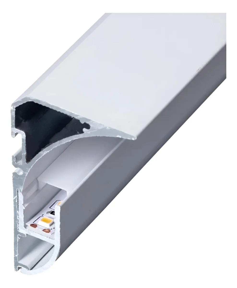 Perfil Aluminio Aplicar Esquinero Zocalo x 2 Mt - M-Led