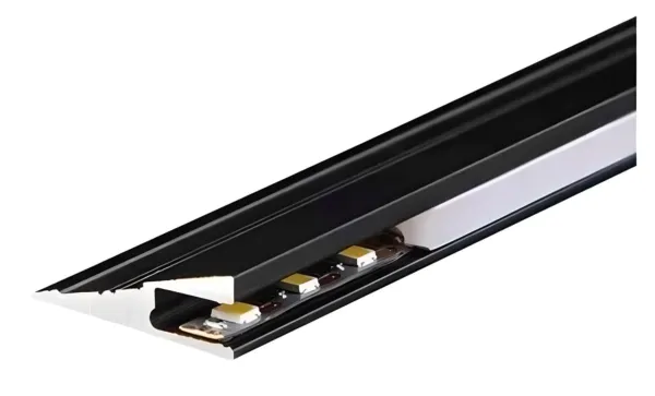 Perfil Aluminio Led Mueble Estantería Madera x 2 Mt - M-Led