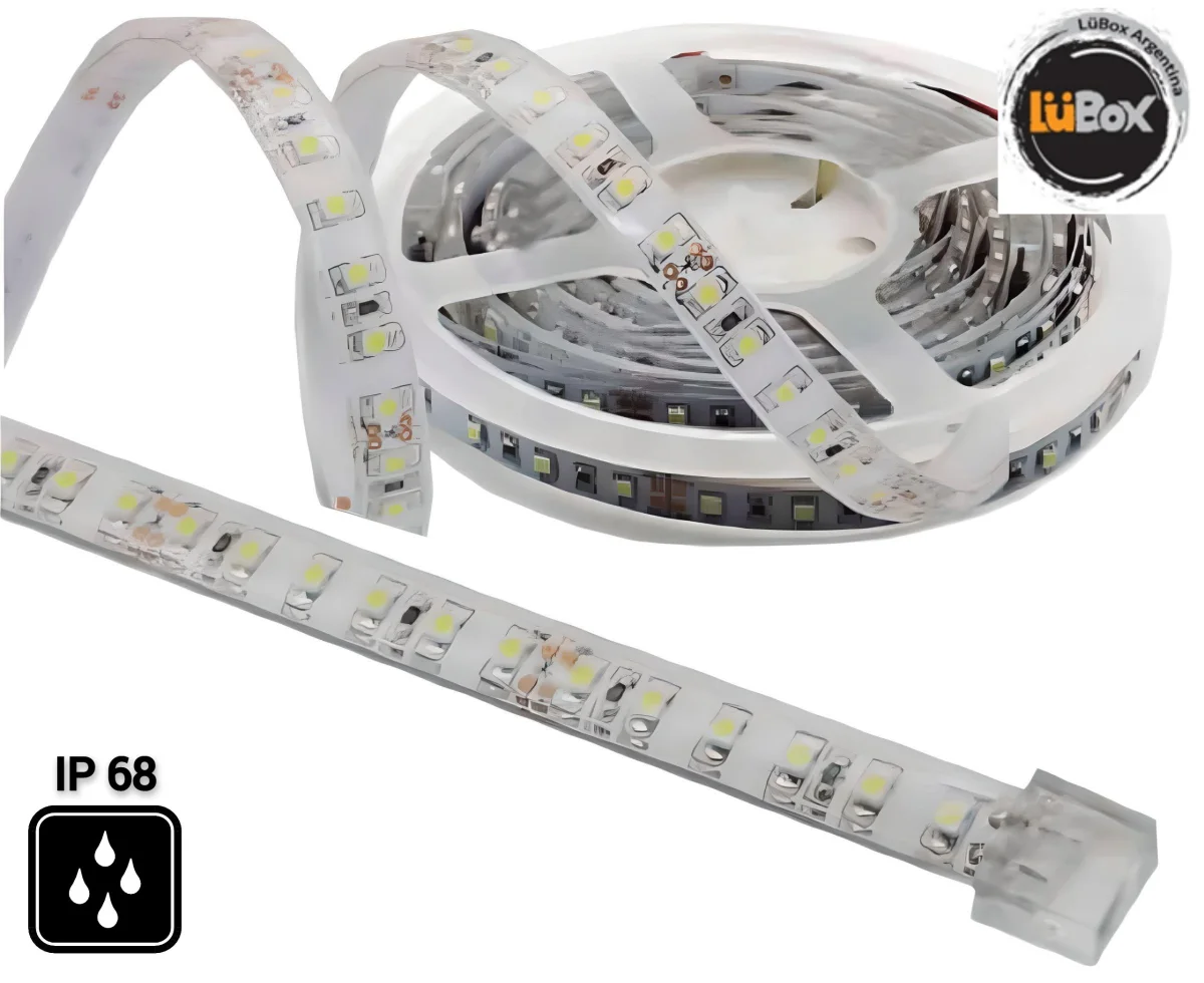 Tira Led SMD 2835 120 L/M SUMERGIBLE-5Mt- 12V - M-Led