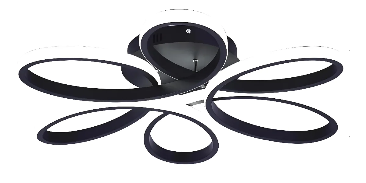 Lampara Led Techo Triple Temperatura Minimalista Flor