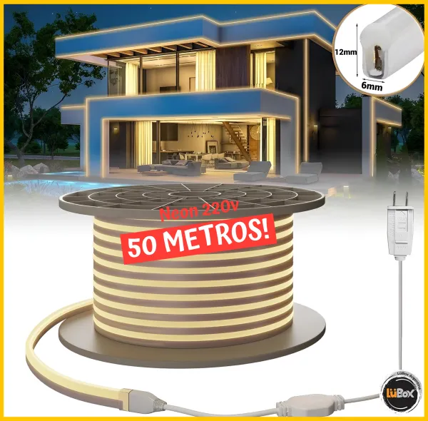 Neon 6*12Mm 50Mts 220V - Lubox