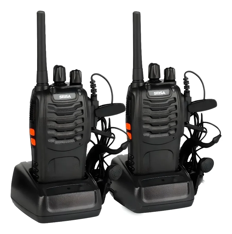 Walkie Talkie Radio Pack 2 Unid Portatil Transmisor Receptor - Strong