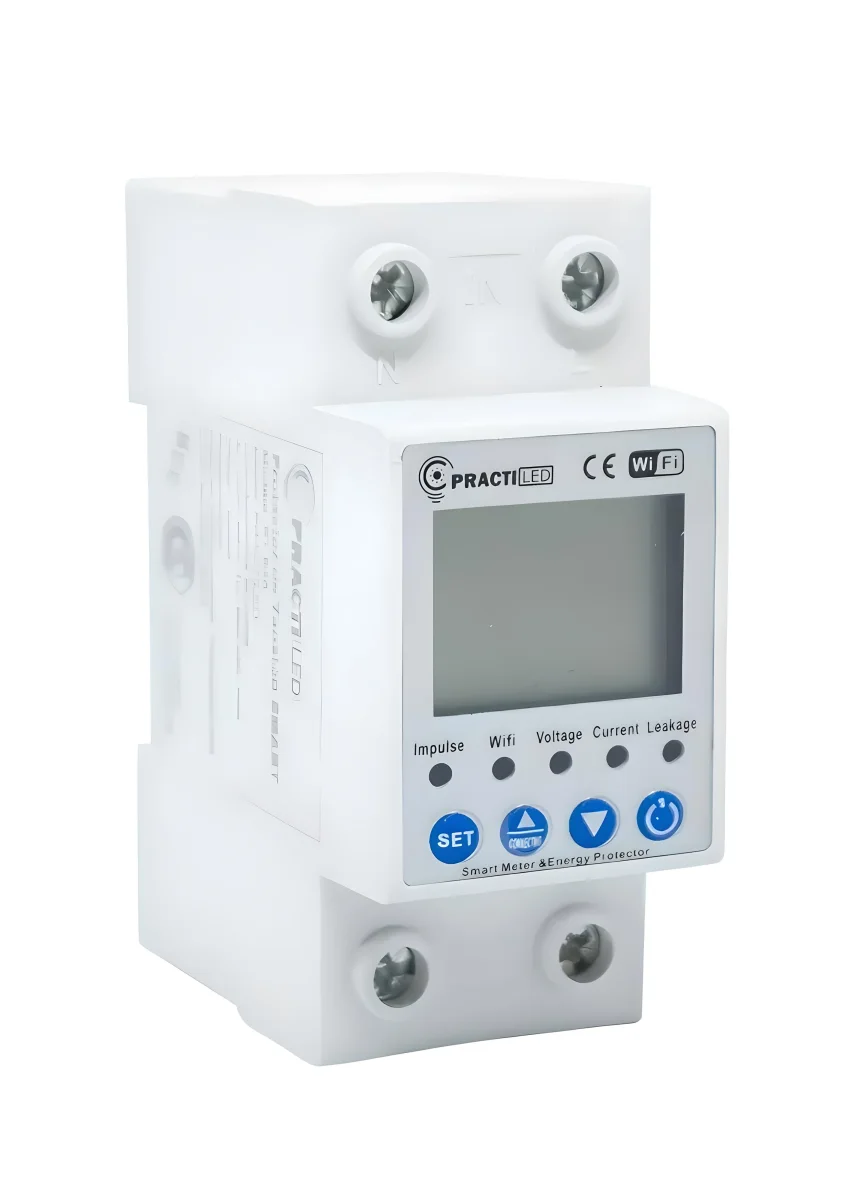 Protector De Tensión Y Medidor De Consumo Smart App Wifi 63a - Inolux